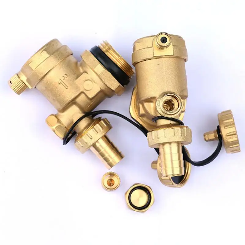 Floor heating water separator accessories automatic exhaust valve assembly three-way automatic exhaust manual drain
Floor heating water separator accessories automatic exhaust valve assembly three-way automatic exhaust manual drain