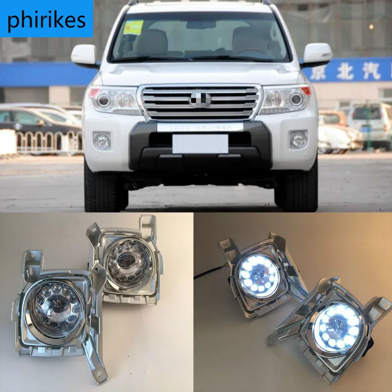 1 Set for Toyota Prado FJ150 LC150 2012-2015 For Land Cruiser 2700 Car LED DRL Daytime Running Lights Fog Head Lamp cover
1 Set for Toyota Prado FJ150 LC150 2012-2015 For Land Cruiser 2700 Car LED DRL Daytime Running Lights Fog Head Lamp cover