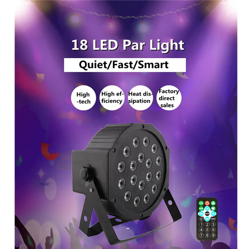 18x 1W светодиодный Par Светильник RGBW Disco светильник Equipment 8 channel DMX 512 светодиодный s
18x 1W светодиодный Par Светильник RGBW Disco светильник Equipment 8 channel DMX 512 светодиодный s