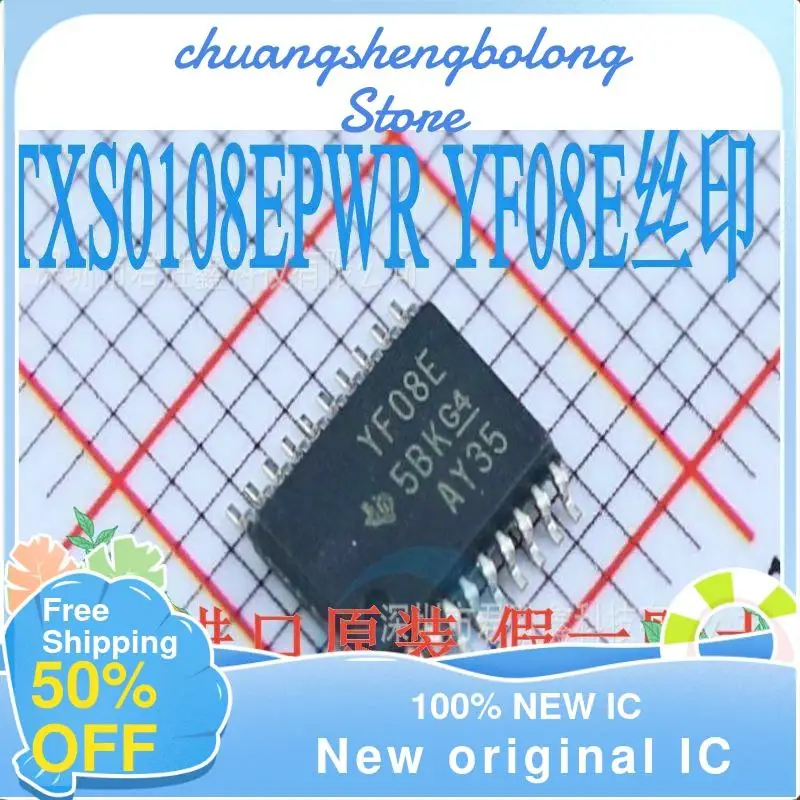 20 шт., TXS0108, TXS0108EPWR, YF08E, задний чип, новая Оригинальная интегральная схема
20 шт., TXS0108, TXS0108EPWR, YF08E, задний чип, новая Оригинальная интегральная схема