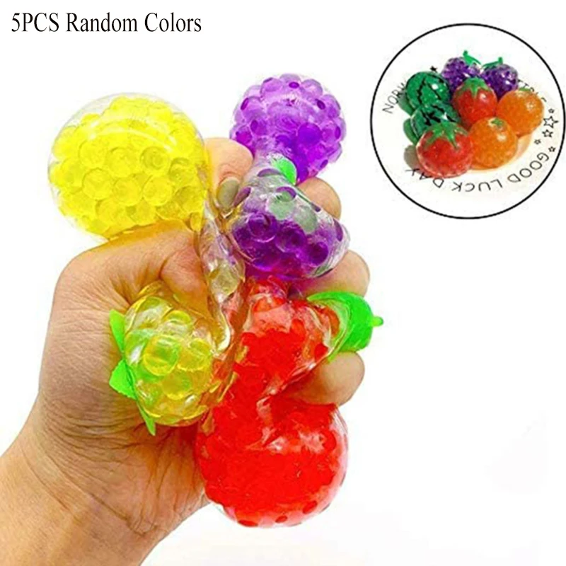 5PCS Multicolor Strawberry Fruits Ball Squishy Decompression Stress Balls for Adult and Kids Pressure Relief
5PCS Multicolor Strawberry Fruits Ball Squishy Decompression Stress Balls for Adult and Kids Pressure Relief