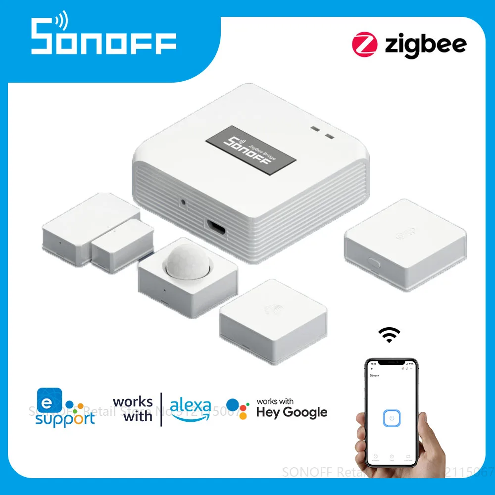 SONOFF ZBBridge Smart WiFi Switch/Motion/Temperature&Humidity/ Door Sensor ZigBee3.0 Remote Control Work with Alexa Google Home
SONOFF ZBBridge Smart WiFi Switch/Motion/Temperature&Humidity/ Door Sensor ZigBee3.0 Remote Control Work with Alexa Google Home