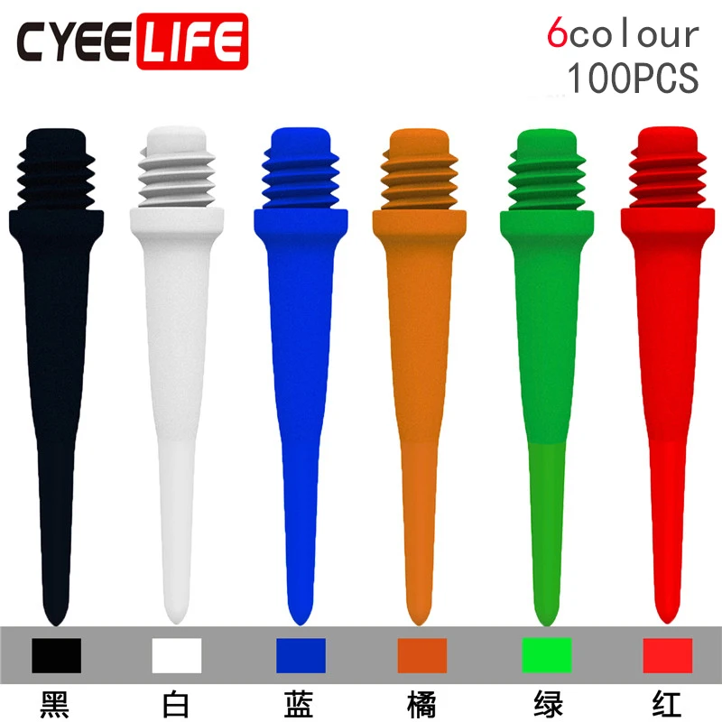 CyeeLife, 100 шт., профессиональные наконечники пластиковые дротики, запасной дротик точек, 8 цветов, стиль CL21
CyeeLife, 100 шт., профессиональные наконечники пластиковые дротики, запасной дротик точек, 8 цветов, стиль CL21