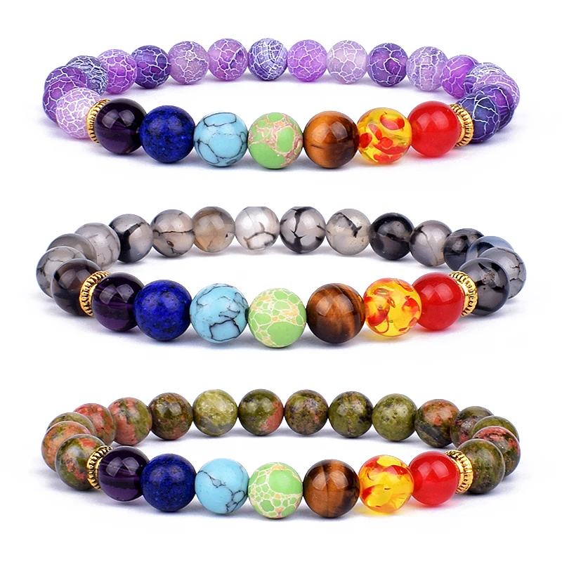 Fashion 7 Chakra Bracelet For Women Men Balance Buddha Reiki Prayer Tiger Eyes Black Natural Stone Beads Yoga Bracelets Jewelry
Fashion 7 Chakra Bracelet For Women Men Balance Buddha Reiki Prayer Tiger Eyes Black Natural Stone Beads Yoga Bracelets Jewelry