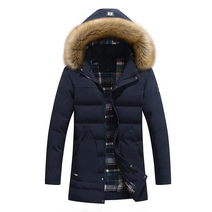 2020 New Casual Brand White Men Winter Coat Men's Thick Warm Fur Collar Hooded Down Jacket Male Windproof Parka
2020 New Casual Brand White Men Winter Coat Men's Thick Warm Fur Collar Hooded Down Jacket Male Windproof Parka