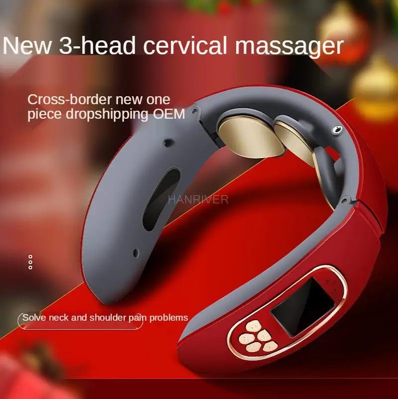 Cervical spine massager shoulder and neck household electric pulse multifunctional neck protector intelligent heating massager
Cervical spine massager shoulder and neck household electric pulse multifunctional neck protector intelligent heating massager