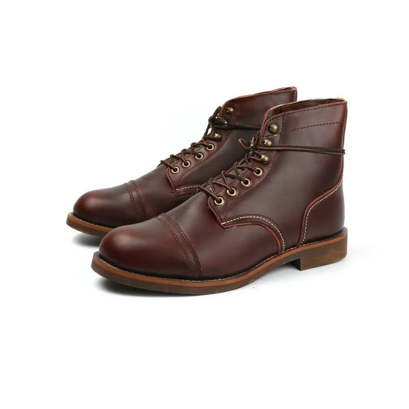 Yomior 2021 New Vintage Handmade Men Casual Boots Winter Warm Plush Ankle Boots Round Toe Motorcycle Boots Wings Cow Leather
Yomior 2021 New Vintage Handmade Men Casual Boots Winter Warm Plush Ankle Boots Round Toe Motorcycle Boots Wings Cow Leather