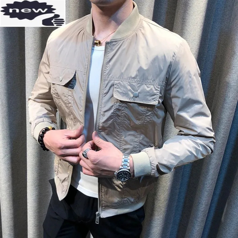 Мужские Умные Повседневная Осень Slim Fit с длинным рукавом и стоячим воротником курточка бомбер в винтажном стиле карманы пальто Весенняя мужская верхняя одежда
Мужские Умные Повседневная Осень Slim Fit с длинным рукавом и стоячим воротником курточка бомбер в винтажном стиле карманы пальто Весенняя мужская верхняя одежда