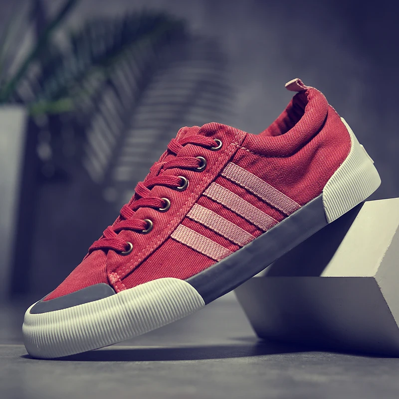 Spring Men's Vulcanized Shoes 2023 New Flat Non-leather Casual Shoe Autumn Breathable Sneakers China Fashion Red Footwear Men
Spring Men's Vulcanized Shoes 2023 New Flat Non-leather Casual Shoe Autumn Breathable Sneakers China Fashion Red Footwear Men