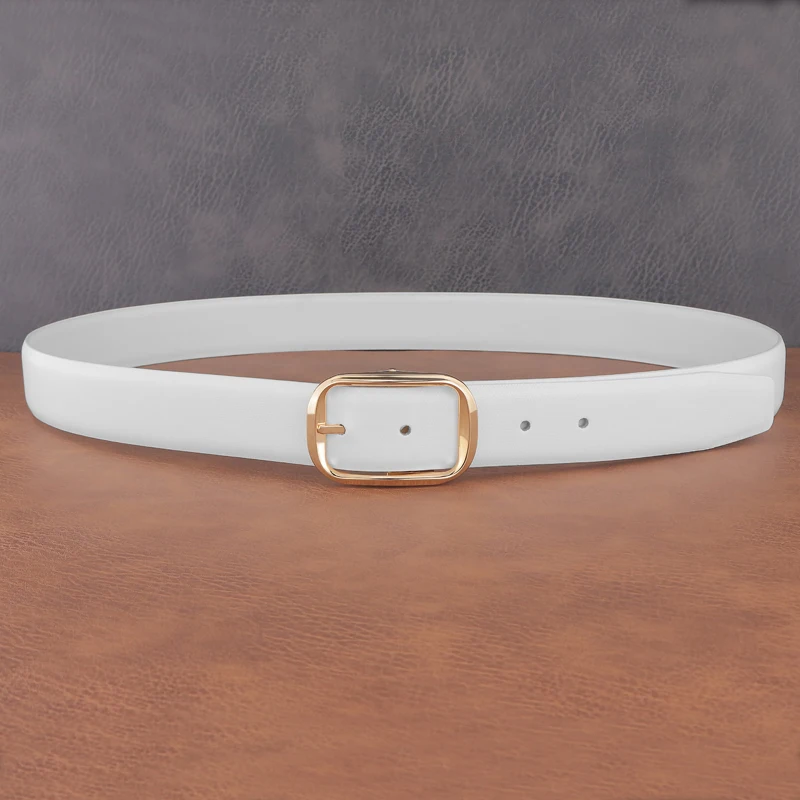 Casual Classic Pin Buckle white belts men designer genuine leather luxury Waist strap high quality 3.3cm wide ceinture homme
Casual Classic Pin Buckle white belts men designer genuine leather luxury Waist strap high quality 3.3cm wide ceinture homme