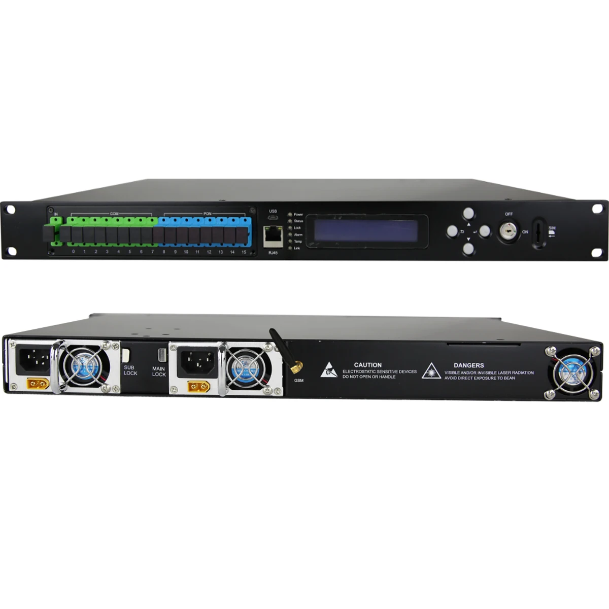 1U Series High Power ErYb Doped Fiber Amplifier 8-Port 8x22db 8x23db+WDM EDFA FTTH, FTTB Optical Network Equipment
1U Series High Power ErYb Doped Fiber Amplifier 8-Port 8x22db 8x23db+WDM EDFA FTTH, FTTB Optical Network Equipment