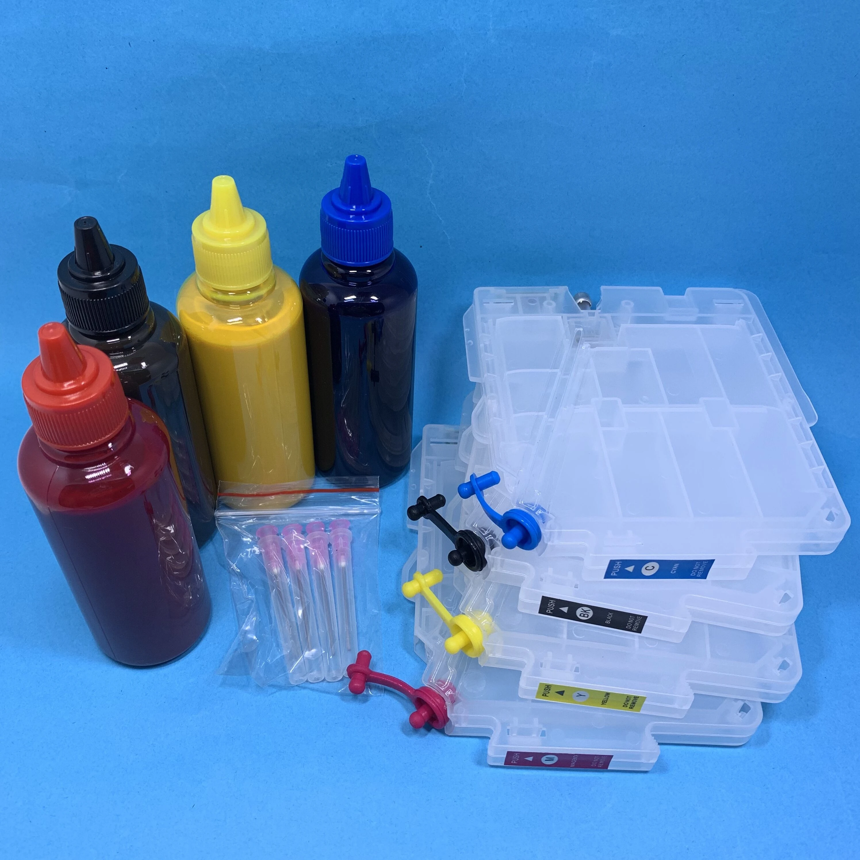 YOTAT 4*100ml Sublimation Ink GC31 Refillable ink cartridge GC31H for Ricoh IPSiO GX e5500 GX e7700 GX e3300 GX e2600 printer
YOTAT 4*100ml Sublimation Ink GC31 Refillable ink cartridge GC31H for Ricoh IPSiO GX e5500 GX e7700 GX e3300 GX e2600 printer