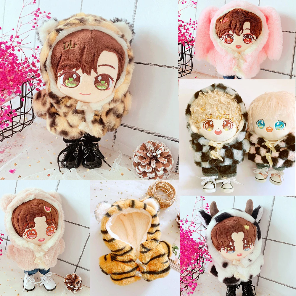 20cm Plush Doll Outfit Fur Clothes Bear Fox Rabbit Cow Unicorn Coat Stuffed Toys Clothes Accessories For Fans Children Gift
20cm Plush Doll Outfit Fur Clothes Bear Fox Rabbit Cow Unicorn Coat Stuffed Toys Clothes Accessories For Fans Children Gift