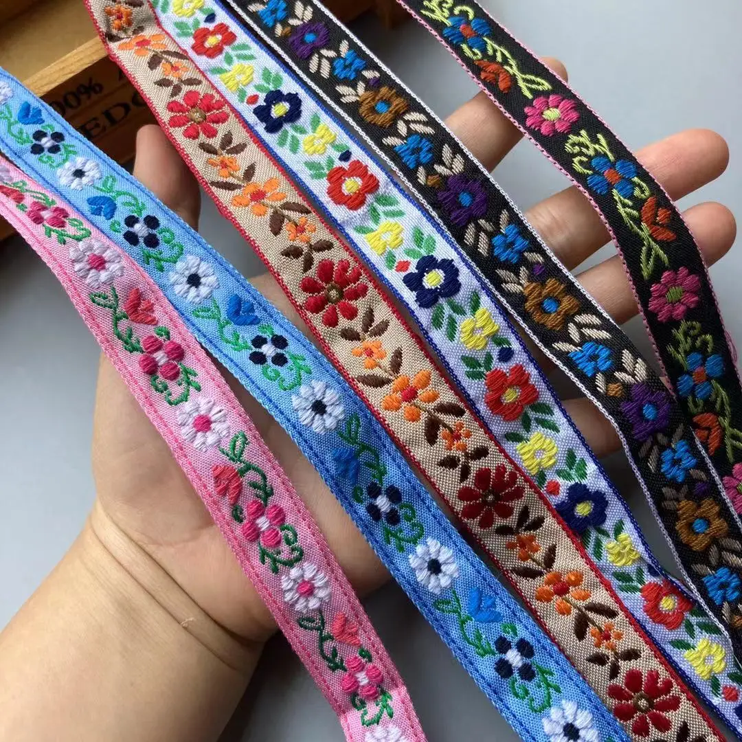 3 yards Lace Trim Ribbon 2 cm Flower Embroidery Webbing for Costumes Bags Headdress Home Textiles Trimmings DIY Crafts
3 yards Lace Trim Ribbon 2 cm Flower Embroidery Webbing for Costumes Bags Headdress Home Textiles Trimmings DIY Crafts
