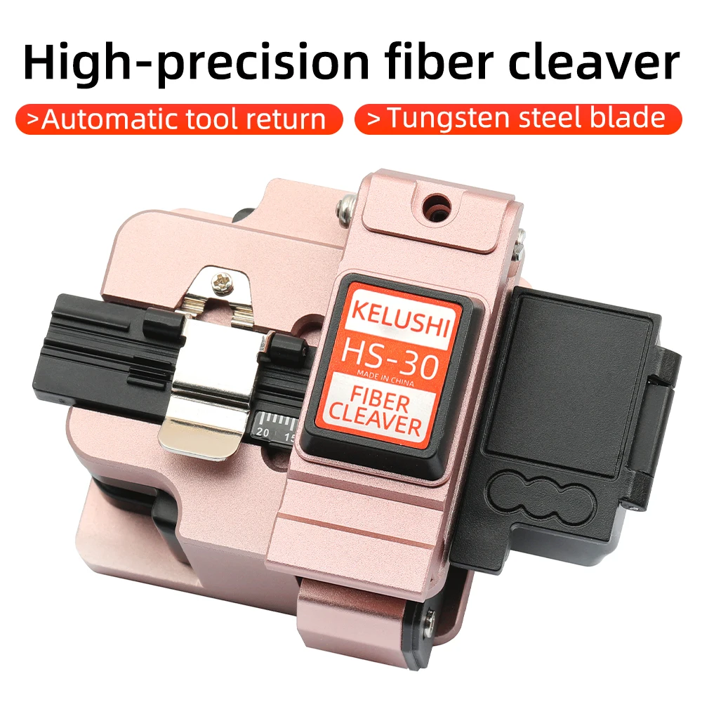 KELUSHI Fiber Cleaver Cable Cutting Knife HS-30 High Precision 24 Surface Blades
KELUSHI Fiber Cleaver Cable Cutting Knife HS-30 High Precision 24 Surface Blades