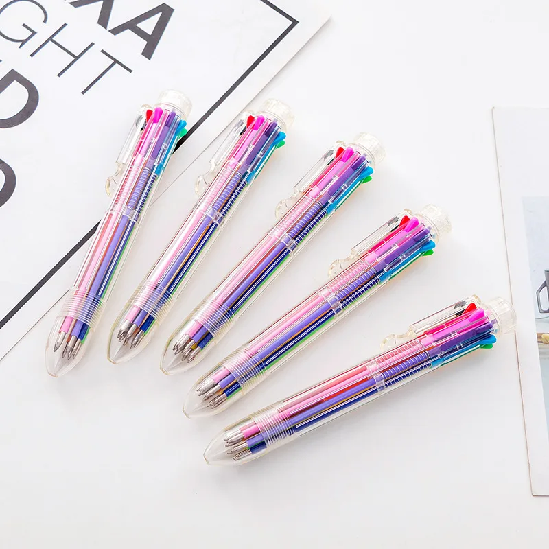 24 pcs/lot Transparent 8 Colors Ballpoint Pen Cute Ball Pens Material Escolar Graffiti pen office school Writing supplies
24 pcs/lot Transparent 8 Colors Ballpoint Pen Cute Ball Pens Material Escolar Graffiti pen office school Writing supplies