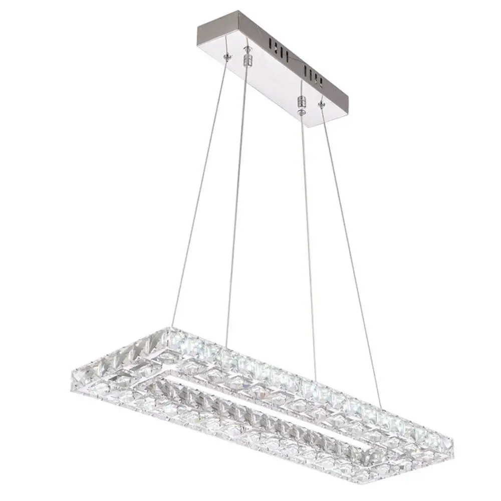 Crystal 32W LED Restaurant Pendant Light Oblong Shape Dining Room Hanging Light Bar Counter Ceiling Pendant
Crystal 32W LED Restaurant Pendant Light Oblong Shape Dining Room Hanging Light Bar Counter Ceiling Pendant