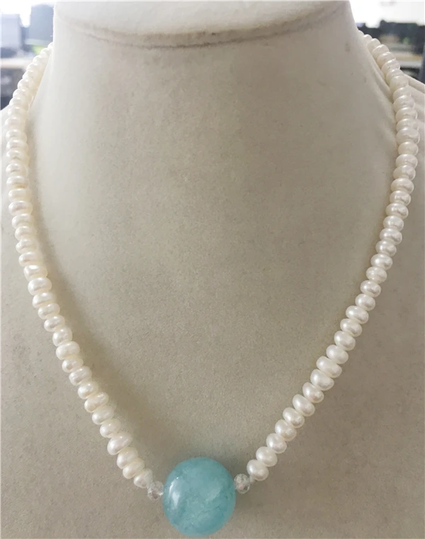 HABITOO Pretty Natural 4-5mm White Flat Freshwater Pearl 20mm Round Green/blue/rose Jade Pandant Bead Necklace for Women Jewelry
HABITOO Pretty Natural 4-5mm White Flat Freshwater Pearl 20mm Round Green/blue/rose Jade Pandant Bead Necklace for Women Jewelry