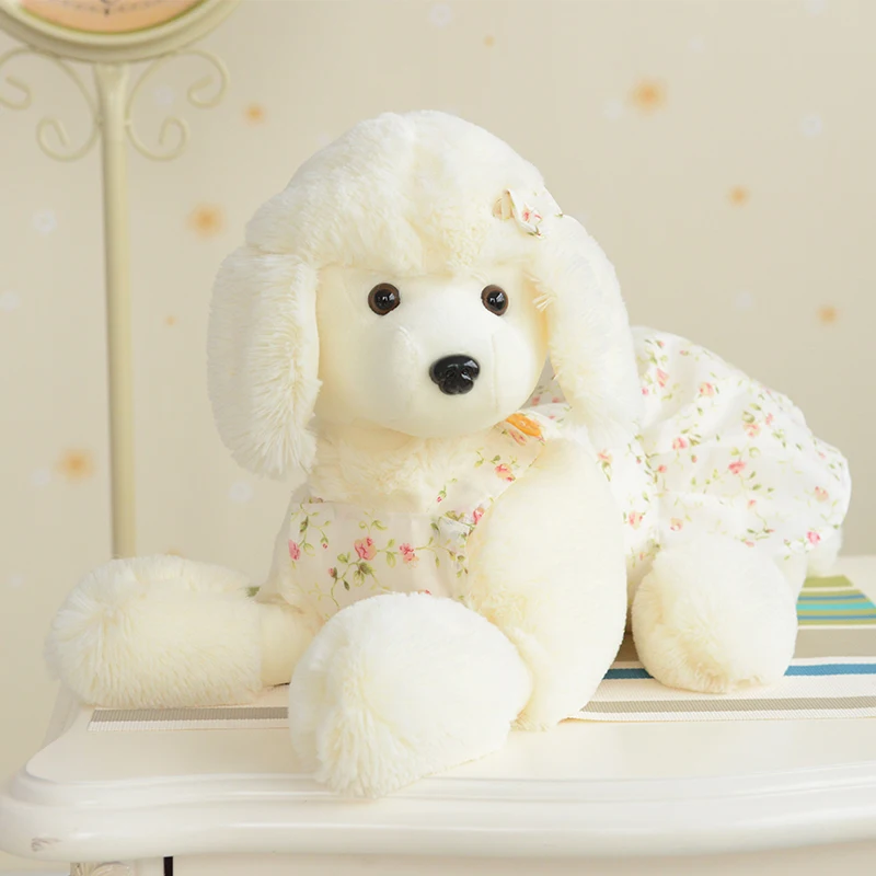 lovely prone dog plush toy cute skirt poodle toy soft doll throw pillow birthday gift b2589
lovely prone dog plush toy cute skirt poodle toy soft doll throw pillow birthday gift b2589