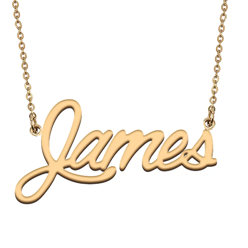 James Custom Name Necklace Customized Pendant Choker Personalized Jewelry Gift for Women Girls Friend Christmas Present
James Custom Name Necklace Customized Pendant Choker Personalized Jewelry Gift for Women Girls Friend Christmas Present