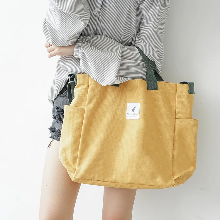 Women Shopping Bag Female Canvas Cloth Shoulder Bag Environmental Storage Handbag Reusable Foldable Eco Grocery Totes
Women Shopping Bag Female Canvas Cloth Shoulder Bag Environmental Storage Handbag Reusable Foldable Eco Grocery Totes