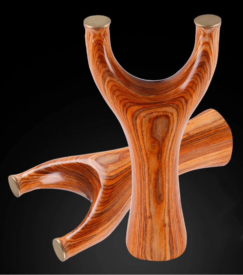 Vista del slingshot de madera