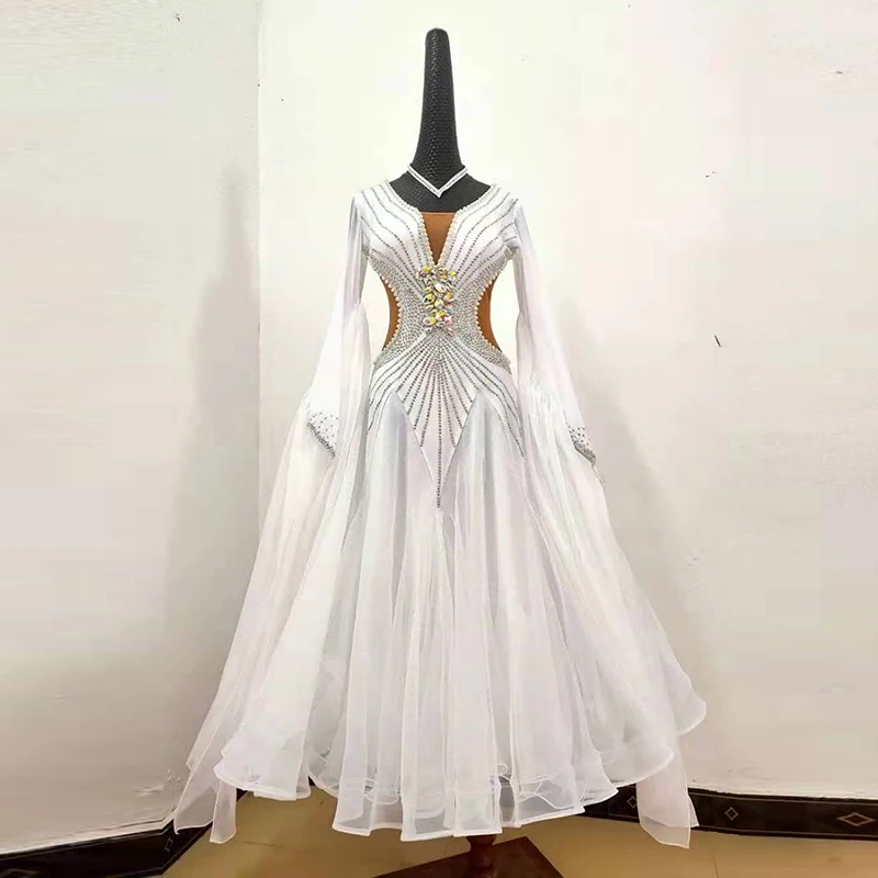 New FashionSsexy Sequins Ballroom Dance Dresses Standard Ballroom Dancing Clothes Competition Standard Dance Dress Waltz Foxtrot
New FashionSsexy Sequins Ballroom Dance Dresses Standard Ballroom Dancing Clothes Competition Standard Dance Dress Waltz Foxtrot