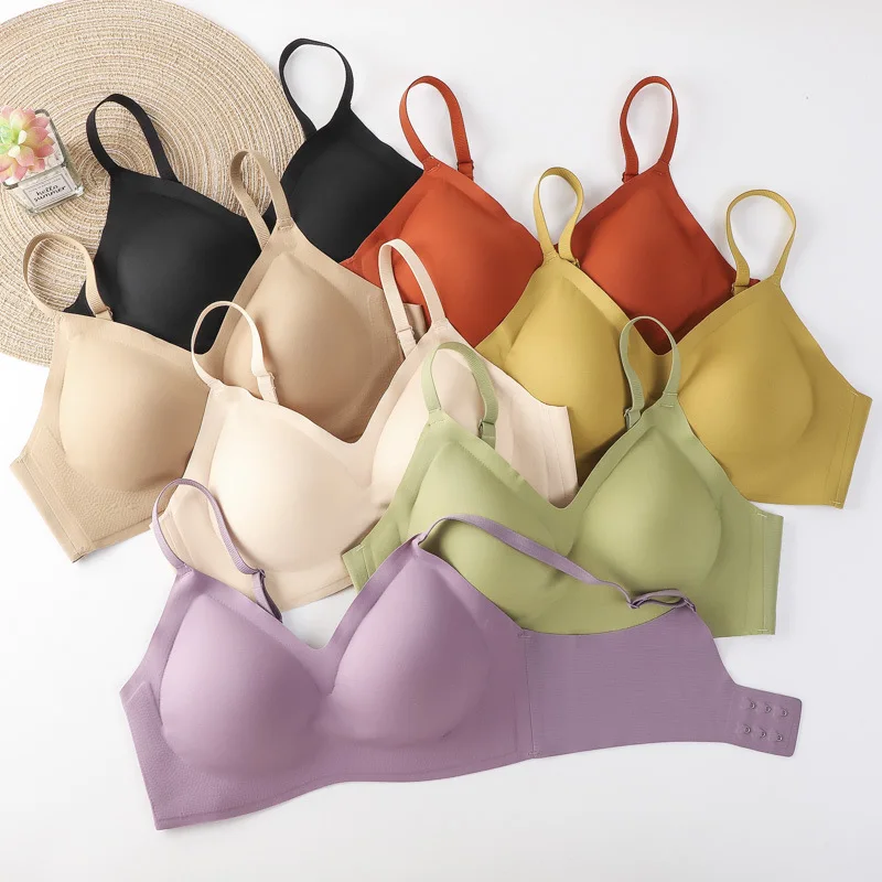 Women Seamless Bra Wire Free Brassieres Female Underwear Sexy Lingerie Push Up Bra Deep V Bralette Tops Soft Invisible Intimates
Women Seamless Bra Wire Free Brassieres Female Underwear Sexy Lingerie Push Up Bra Deep V Bralette Tops Soft Invisible Intimates