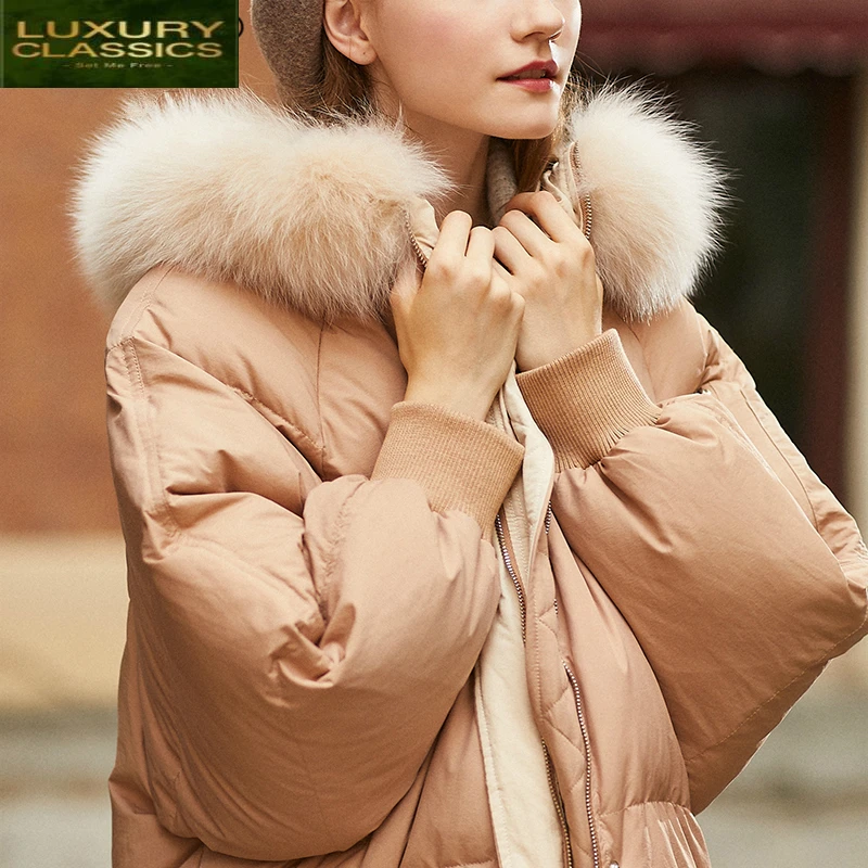 Jacket Winter Women Down Down Coat Female 90% White Duck Down Parka Sweet Casual Real Fur Hooded Snow Outwear LWL1164
Jacket Winter Women Down Down Coat Female 90% White Duck Down Parka Sweet Casual Real Fur Hooded Snow Outwear LWL1164