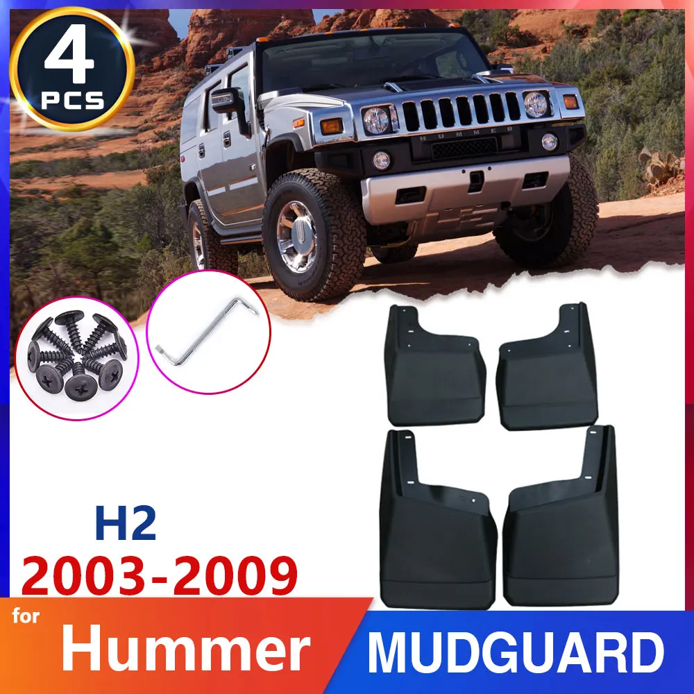 Car Mud Flap Fender Mudguards for Hummer H2 2003~2009 2004 2005 2006 2007 Splash Guards Flaps Interior Auto Accessories Goods
Car Mud Flap Fender Mudguards for Hummer H2 2003~2009 2004 2005 2006 2007 Splash Guards Flaps Interior Auto Accessories Goods