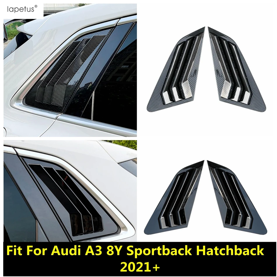 Rear Window Triangle Shutter Cover Trim For Audi A3 8Y Sportback Hatchback 2021 - 2024 Black Carbon Fiber Accessories Interior
Rear Window Triangle Shutter Cover Trim For Audi A3 8Y Sportback Hatchback 2021 - 2024 Black Carbon Fiber Accessories Interior