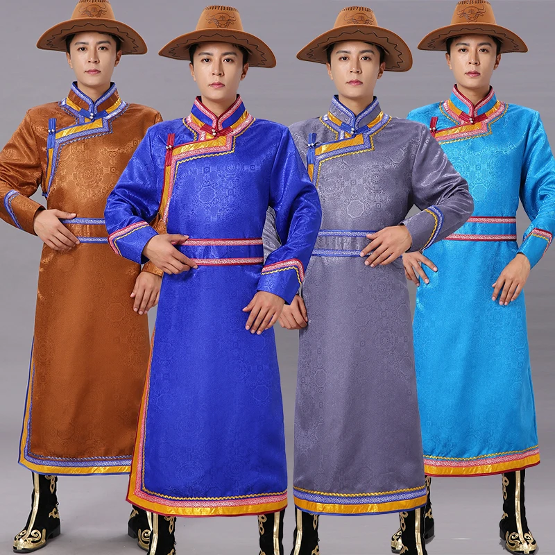 Mongolian robe for men long grassland living clothes ethnic clothing festival stage performance wear oriental male costume
Mongolian robe for men long grassland living clothes ethnic clothing festival stage performance wear oriental male costume