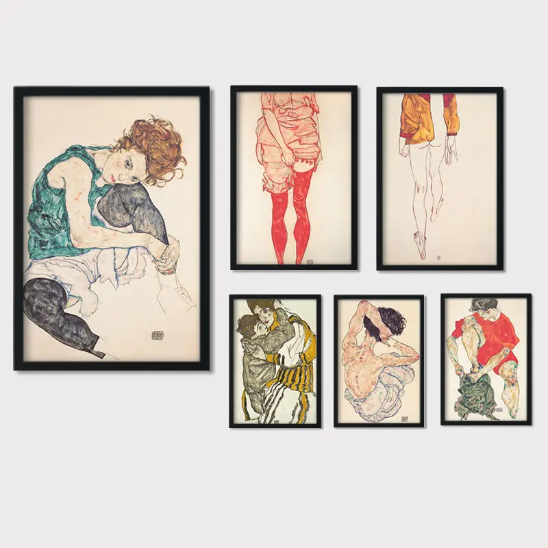 Эскиз фигуры Egon Schiele, рисунок на холсте, постер, настенные картины для гостиной, домашний декор
Эскиз фигуры Egon Schiele, рисунок на холсте, постер, настенные картины для гостиной, домашний декор