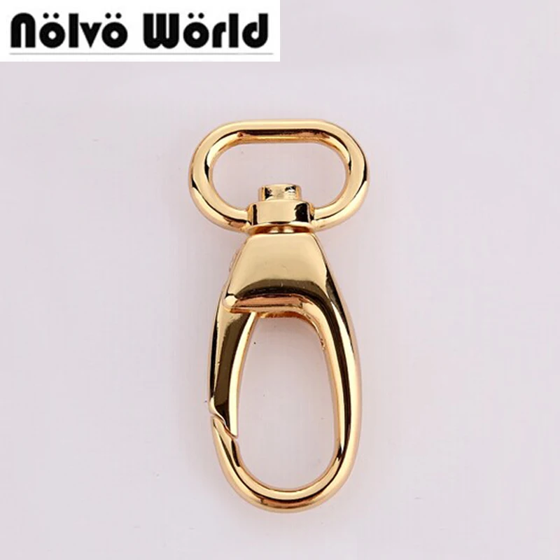 Nolvo World 5-20-100pcs 4 colors 3/4 Inch 20X55mm real gold heavy swivel snap hook lock for fashion leather handbags
Nolvo World 5-20-100pcs 4 colors 3/4 Inch 20X55mm real gold heavy swivel snap hook lock for fashion leather handbags