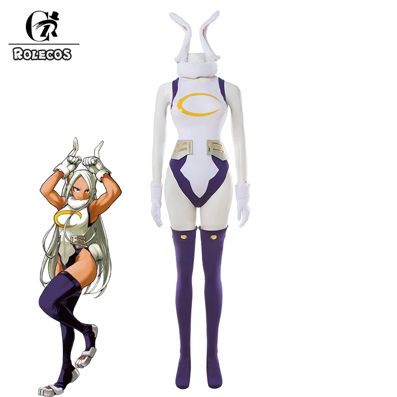ROLECOS Miruko Cosplay MHA Hero Mirko Cosplay Bunny Costume Sexy Bodysuit Bunny Hero Suit
ROLECOS Miruko Cosplay MHA Hero Mirko Cosplay Bunny Costume Sexy Bodysuit Bunny Hero Suit