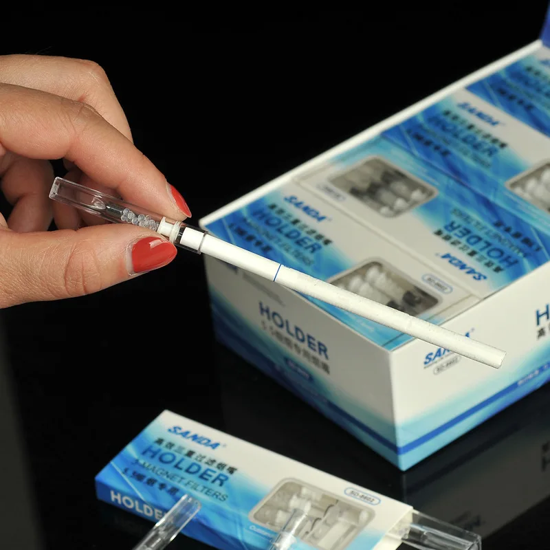 30Pcs/3Box Disposable Cigarette Holder Food Grade Magnet Grain Mouthpiece Tobacco Tar Filter Tips Filtration For 5.5mm Cigarette
30Pcs/3Box Disposable Cigarette Holder Food Grade Magnet Grain Mouthpiece Tobacco Tar Filter Tips Filtration For 5.5mm Cigarette