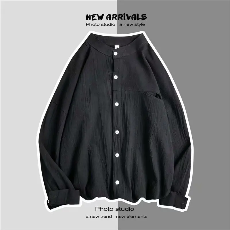 2021 New Men's Casual Blouse Cotton Linen Shirt Loose Tops Short Sleeve Tee Shirt Spring Autumn Summer Casual Handsome Men Shirt
2021 New Men's Casual Blouse Cotton Linen Shirt Loose Tops Short Sleeve Tee Shirt Spring Autumn Summer Casual Handsome Men Shirt