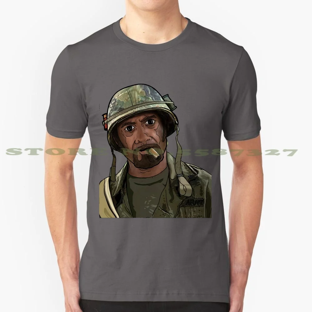 Tropic Thunder 100% Cotton T-Shirt Army Camo Downey Jr Lincoln Robert Sgt Tropic Thunder
Tropic Thunder 100% Cotton T-Shirt Army Camo Downey Jr Lincoln Robert Sgt Tropic Thunder