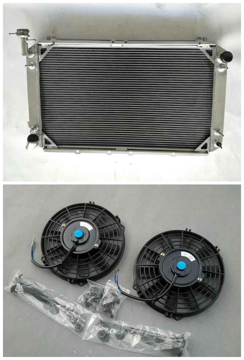 NEW Aluminum Radiator + Fan*2 For Nissan 1987-1997 Patrol Y60 GQ 2.8 4.2 D RD28 TD42 3.0 Petrol AT/MT 96 95 94 93 92 91 90 89 88
NEW Aluminum Radiator + Fan*2 For Nissan 1987-1997 Patrol Y60 GQ 2.8 4.2 D RD28 TD42 3.0 Petrol AT/MT 96 95 94 93 92 91 90 89 88