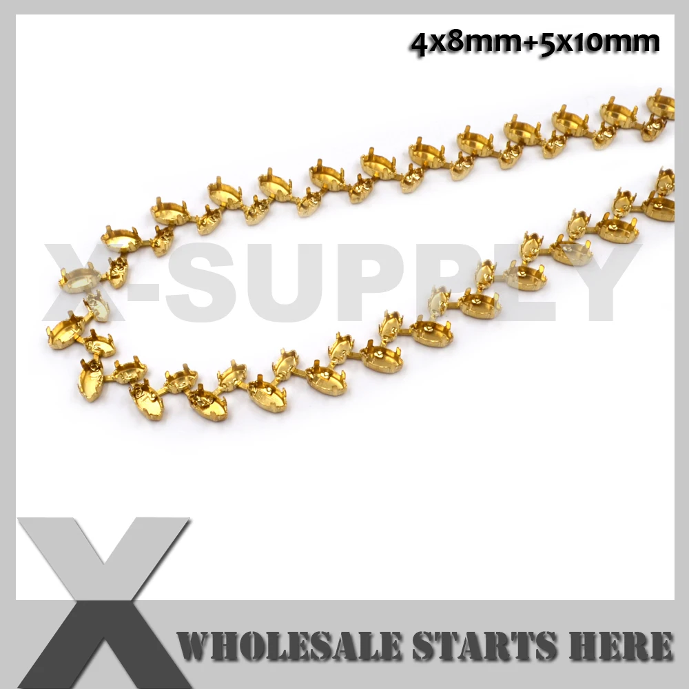 4x8mm Navette Empty Cup Chains Used For DIY Jewelry Decorations Shoe Hat Bridal Wedding Dress,Hair Accessories
4x8mm Navette Empty Cup Chains Used For DIY Jewelry Decorations Shoe Hat Bridal Wedding Dress,Hair Accessories