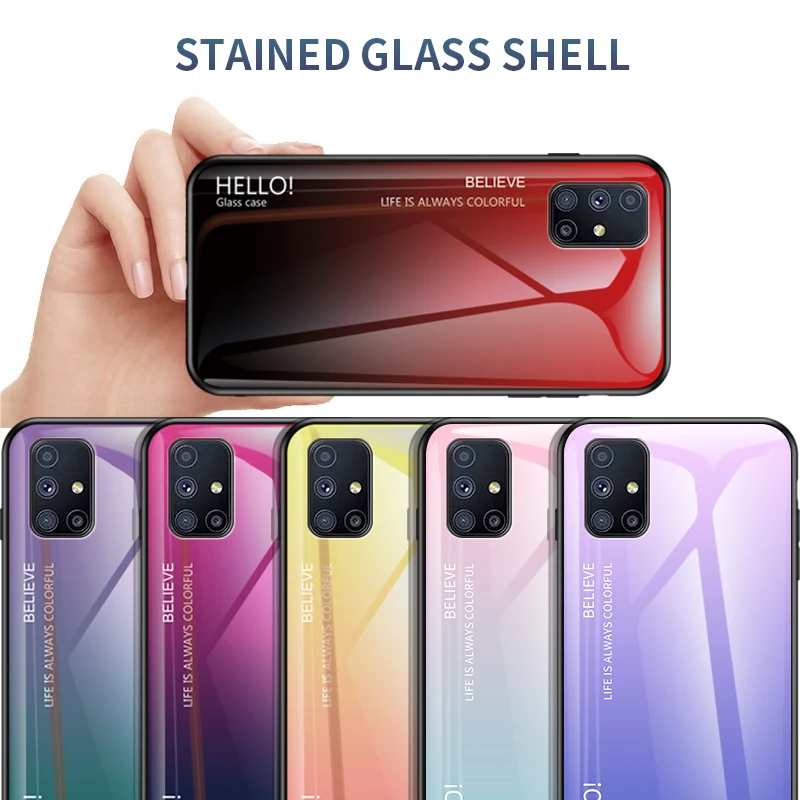 Чехол для Samsung Galaxy M31S, роскошный жесткий защитный чехол из закаленного стекла с градиентом мрамора, задняя крышка для samsung m31s, чехол для телефона
Чехол для Samsung Galaxy M31S, роскошный жесткий защитный чехол из закаленного стекла с градиентом мрамора, задняя крышка для samsung m31s, чехол для телефона