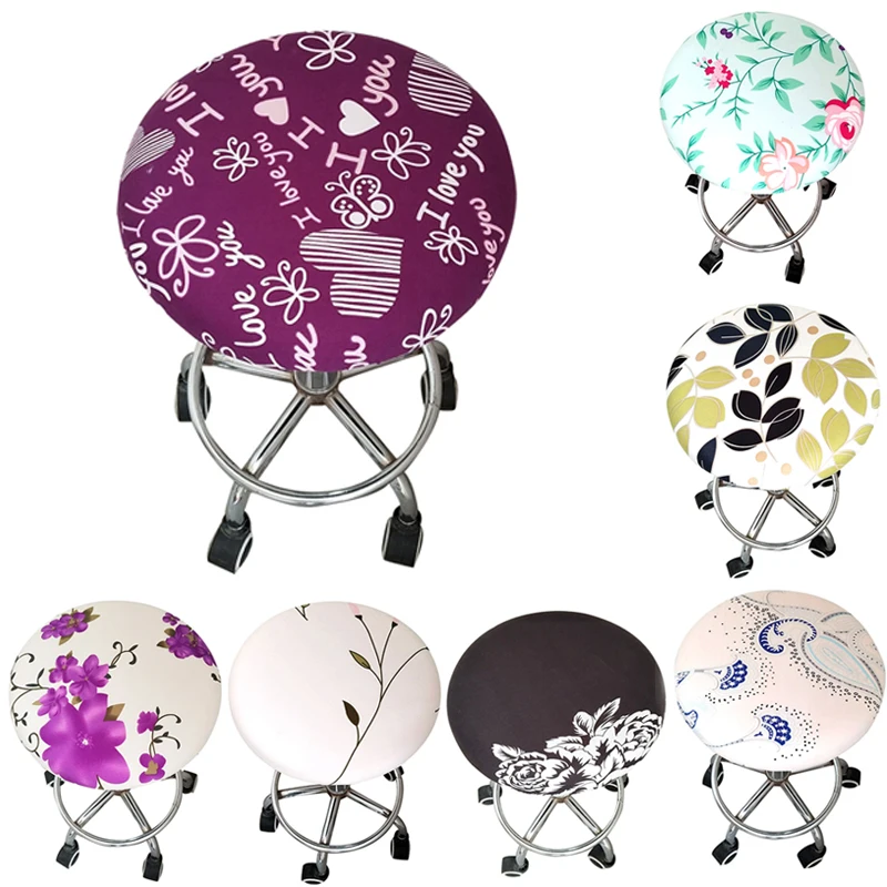 Round Chair Cover Bar Stool Cover Elastic Seat Protector Bar Stool Floral Printed Slipcover Home Decor
Round Chair Cover Bar Stool Cover Elastic Seat Protector Bar Stool Floral Printed Slipcover Home Decor