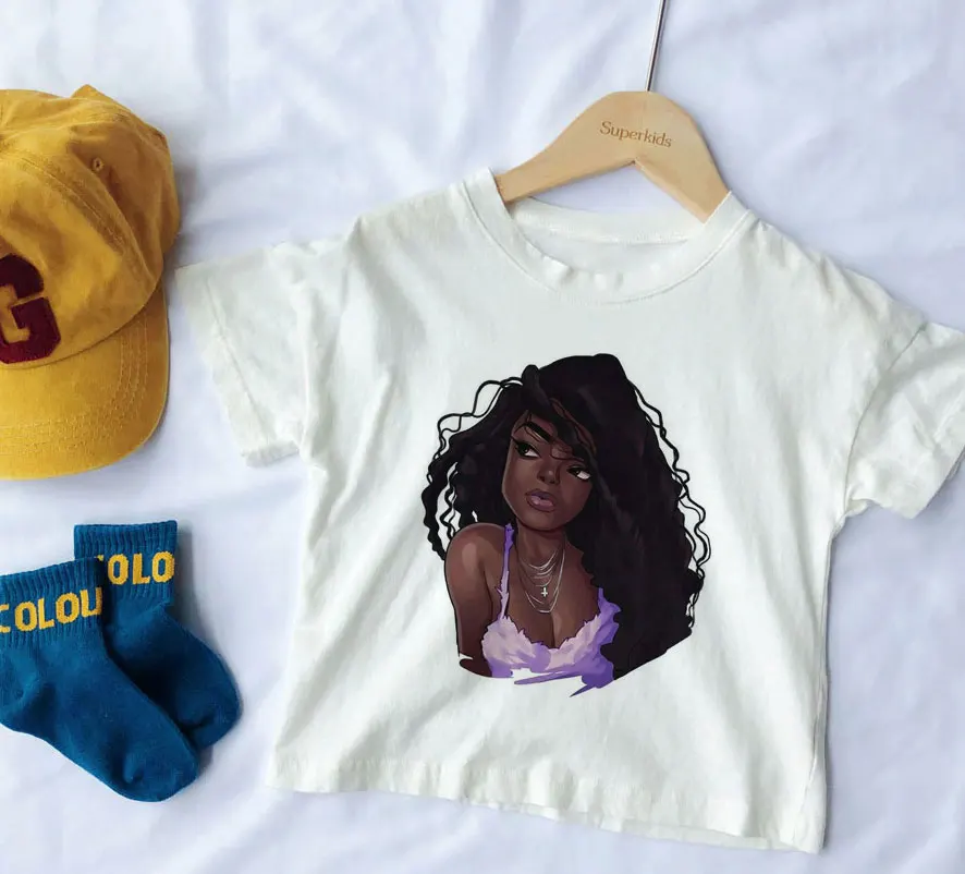 Cute Fashion Girlss Shirts Street Funny Kids Cover Girl Tops Pretty Korean Design Round Neck Simple White Harajuku Toddler Shirt
Cute Fashion Girlss Shirts Street Funny Kids Cover Girl Tops Pretty Korean Design Round Neck Simple White Harajuku Toddler Shirt