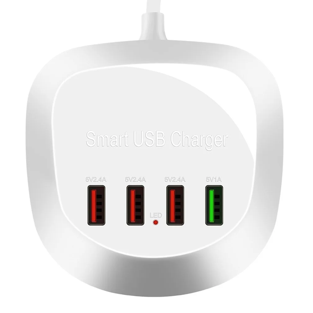 Зарядное устройство с 4 USB-портами 20 Вт, зарядное устройство для путешествий с собственной линией для деловых поездок, Сетевой USB-фильтр 2,4 А
Зарядное устройство с 4 USB-портами 20 Вт, зарядное устройство для путешествий с собственной линией для деловых поездок, Сетевой USB-фильтр 2,4 А