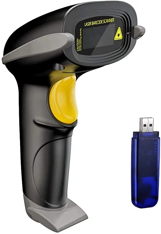 Wireless Barcode Scanner 328 Feet Transmission Distance USB Cordless 1D Laser Automatic Barcode Reader Handhold Bar Code Scanner
Wireless Barcode Scanner 328 Feet Transmission Distance USB Cordless 1D Laser Automatic Barcode Reader Handhold Bar Code Scanner
