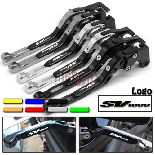 for Suzuki SV1000/S 2003-2007 Motorcycle Aluminum CNC Adjustable Folding Extendable Brake Clutch Levers
for Suzuki SV1000/S 2003-2007 Motorcycle Aluminum CNC Adjustable Folding Extendable Brake Clutch Levers