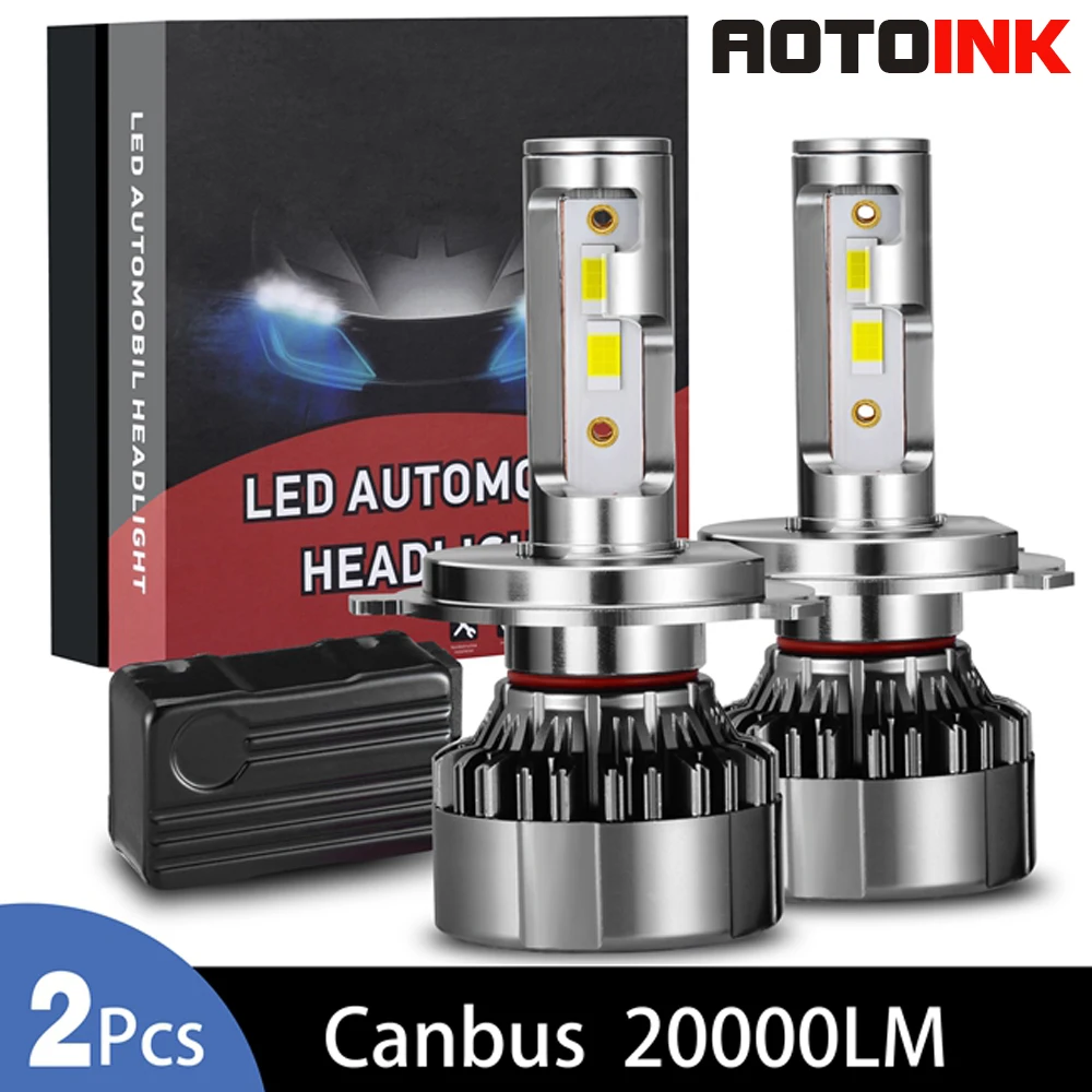 AOTOINK 2PCS H4 H7 H11 20000LM 110W Car LED Headlight Bulb H3 9005 HB3 9006 HB4 H1 LED Auto Headlight 6000K LED Fog Lamp Car U
AOTOINK 2PCS H4 H7 H11 20000LM 110W Car LED Headlight Bulb H3 9005 HB3 9006 HB4 H1 LED Auto Headlight 6000K LED Fog Lamp Car U