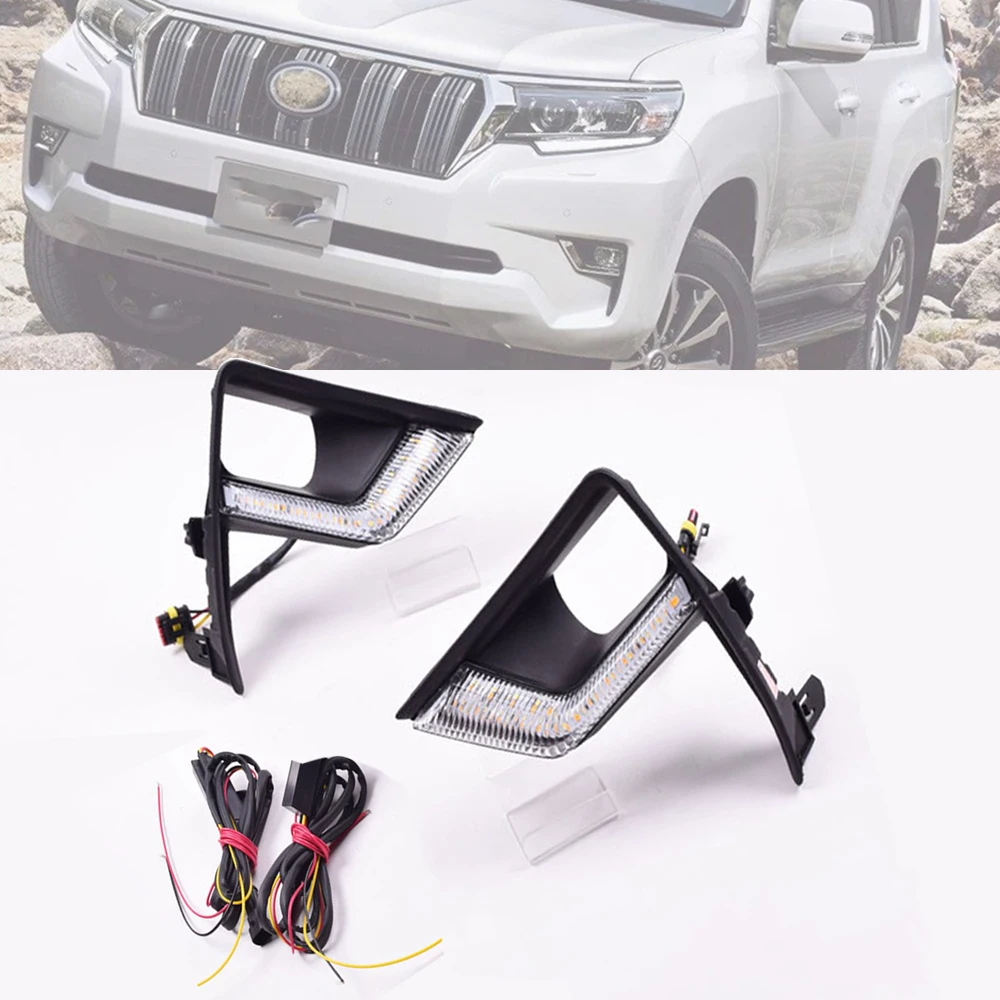 2 Pieces Turn Signal Yellow Car LED Daytime Running Lights 12V Daylights ABS Fog Lamp DRL For Toyota Land Cruiser Prado 2018
2 Pieces Turn Signal Yellow Car LED Daytime Running Lights 12V Daylights ABS Fog Lamp DRL For Toyota Land Cruiser Prado 2018