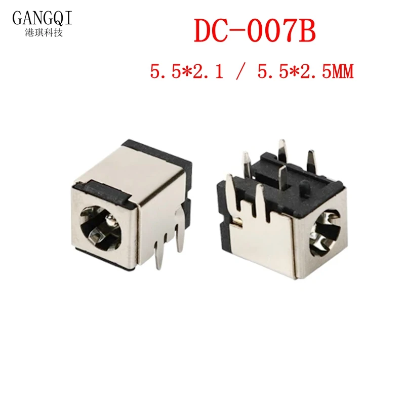 5Pcs DC-007B High Quality Pure Copper Gold Plated Shielded DC Power Socket DC 5.5*2.1mm/5.5*2.5mm
5Pcs DC-007B High Quality Pure Copper Gold Plated Shielded DC Power Socket DC 5.5*2.1mm/5.5*2.5mm