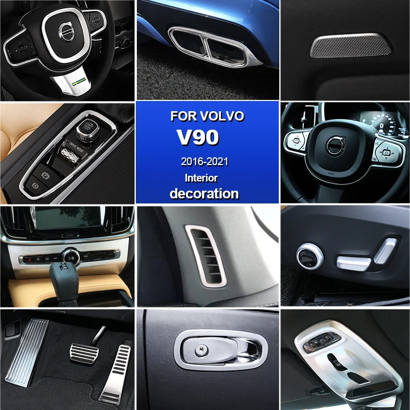 ABS/stainless steel for volvo v90 s90 Accessories 2017 2018 2019 2020 2021 2022 2023 Car Decoration Sticker Interior Moulding
ABS/stainless steel for volvo v90 s90 Accessories 2017 2018 2019 2020 2021 2022 2023 Car Decoration Sticker Interior Moulding